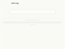Tablet Screenshot of ai4r.org